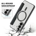 Samsung Galaxy S26 FE Flip-deksel med kortspor - MagSafe-kompatibelt - svart