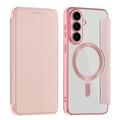 Samsung Galaxy S26 FE Flip-deksel med kortspor - MagSafe-kompatibel - Rosa