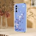 Samsung Galaxy S26 FE TPU-deksel med blomstermønster - Lilla