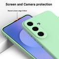 Samsung Galaxy S26 FE Flytende silikon-deksel med håndstropp - Grønn