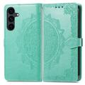 Samsung Galaxy S26 FE Mandala Lommebok-deksel med håndleddsstropp - mintgrønn