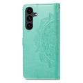 Samsung Galaxy S26 FE Mandala Lommebok-deksel med håndleddsstropp - mintgrønn