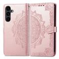 Samsung Galaxy S26 FE Mandala Lommebok-deksel med håndleddsstropp - rosa