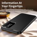Samsung Galaxy S26 FE Smart Clear View Flip-etui med kortspor - Svart