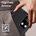 Samsung Galaxy S26 FE Smart Clear View Flip-etui med kortspor - Svart