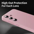 Samsung Galaxy S26 FE Smart Clear View Flip-etui med kortspor - Rosa