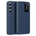 Samsung Galaxy S26 FE Smart Clear View Flip-etui med kortspor - Safir