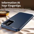 Samsung Galaxy S26 FE Smart Clear View Flip-etui med kortspor - Safir