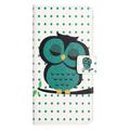 Samsung Galaxy S26 FE Style Series Lommebok-deksel - Ugle
