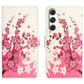 Samsung Galaxy S26 FE Style Series Lommebok-deksel - Rosa Blomster
