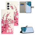 Samsung Galaxy S26 FE Style Series Lommebok-deksel - Rosa Blomster