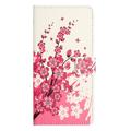 Samsung Galaxy S26 FE Style Series Lommebok-deksel - Rosa Blomster