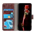 Samsung Galaxy S26 FE Lommebokveske med Stativ - Brun