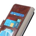 Samsung Galaxy S26 FE Lommebokveske med Stativ - Brun