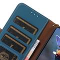 Samsung Galaxy S26 FE lommebokveske i lær med RFID - blå