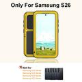 Samsung Galaxy S26 Love Mei Powerful Hybrid-deksel - Gul