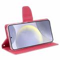 Samsung Galaxy S26 Mercury Goospery Fancy Diary Lommebok-deksel - Rosa