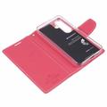 Samsung Galaxy S26 Mercury Goospery Fancy Diary Lommebok-deksel - Rosa