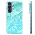Samsung Galaxy S26+ TPU-deksel - Blå Marmor