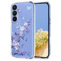 Samsung Galaxy S26 Pro TPU-deksel med blomstermønster - Lilla