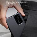 Samsung Galaxy S26 Qialino Smart View Flip-læretui - Svart