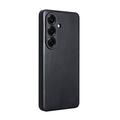 Samsung Galaxy S26 Qialino Smart View Flip-læretui - Svart