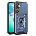 Samsung Galaxy S26 Hybrid-deksel med Roterende Ring med Kameraskjold - Blå