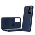 Samsung Galaxy S26/S26 Pro Smart Clear View Flip-etui med kortspor - Safir