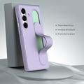 Samsung Galaxy S26 Smart hybrid-deksel med stående grep - Lilla