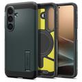Samsung Galaxy S26 Spigen Tough Armor Mag-deksel - Avgrunnsgrønn