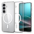 Samsung Galaxy S26 Spigen Ultra Hybrid Mag Deksel - Hvit / Klar