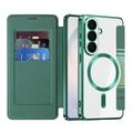 Samsung Galaxy S26 Stilig magnetisk flipp-deksel med RFID-kortspor