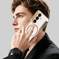 Samsung Galaxy S26 Stilig magnetisk flipp-deksel med RFID-kortspor - brun