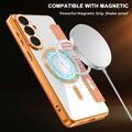 Samsung Galaxy S26 Stilig magnetisk flipp-deksel med RFID-kortspor - oransje