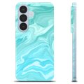 Samsung Galaxy S26 TPU-deksel - Blå Marmor