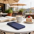 Samsung Galaxy S26 Tech-Protect flytende silikon-deksel - MagSafe-kompatibel - Koboltfiolett