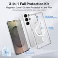 Samsung Galaxy S26 Ultra 3-i-1-beskyttelsessett - MagSafe-kompatibelt - gjennomsiktig