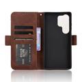 Samsung Galaxy S26 Ultra Kortholder Lommebokveske - brun