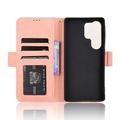 Samsung Galaxy S26 Ultra Kortholder Lommebokveske - Rosa