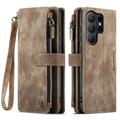 Samsung Galaxy S26 Ultra Caseme C30 Multifunksjonell Lommebok-deksel - Brun