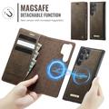 Samsung Galaxy S26 Ultra Caseme C49 2-i-1 avtakbar lommebokveske - MagSafe-kompatibel, RFID - Kaffe