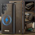 Samsung Galaxy S26 Ultra Caseme C49 2-i-1 avtakbar lommebokveske - MagSafe-kompatibel, RFID - Kaffe