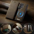 Samsung Galaxy S26 Ultra Caseme C49 2-i-1 avtakbar lommebokveske - MagSafe-kompatibel, RFID - Kaffe