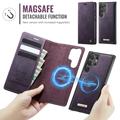 Samsung Galaxy S26 Ultra Caseme C49 2-i-1 avtakbar lommebokveske - MagSafe-kompatibel, RFID - Lilla