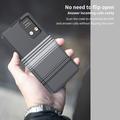 Samsung Galaxy S26 Ultra Smart View-flipetui med rutemønster og kortlomme