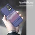 Samsung Galaxy S26 Ultra Smart View-flipetui med rutemønster og kortlomme - Lilla