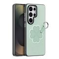 Samsung Galaxy S26 Ultra Dux Ducis Luvy-deksel med fingerring/håndstropp - Grønn / Clover