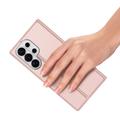Samsung Galaxy S26 Ultra Dux Ducis Skin Pro Flip-deksel - Rosa