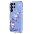 Samsung Galaxy S26 Ultra TPU-deksel med blomstermønster - Lilla