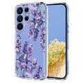 Samsung Galaxy S26 Ultra TPU-deksel med blomstermønster - Blåregn